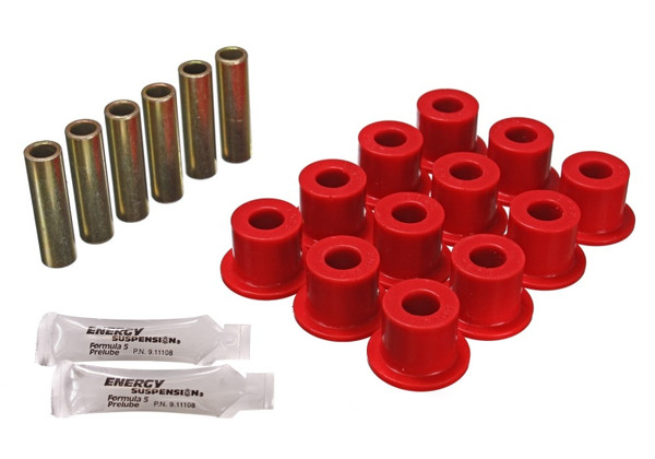 Energy Suspension 6.2102R Leaf Spring Bushing Set For 72-80 Scout II
