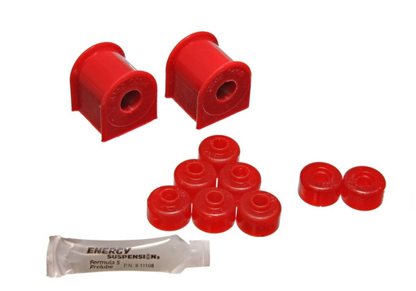 Energy Suspension fits  89-94 Nissan 240SX (S13) Red 15mm Rear Sway Bar Bushing Set - 7.5122R