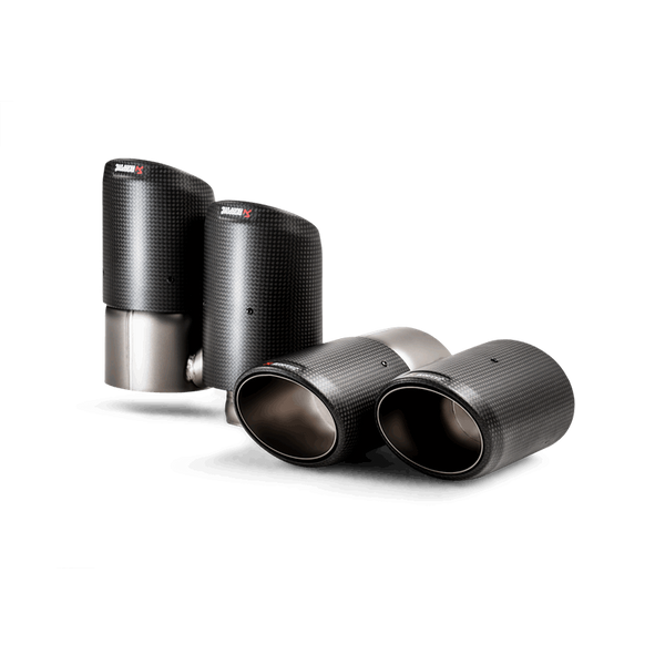 Akrapovic TP-CT/53 Carbon Fiber Tail Pipe Set; For 2018+ Porsche Cayenne 536 NEW
