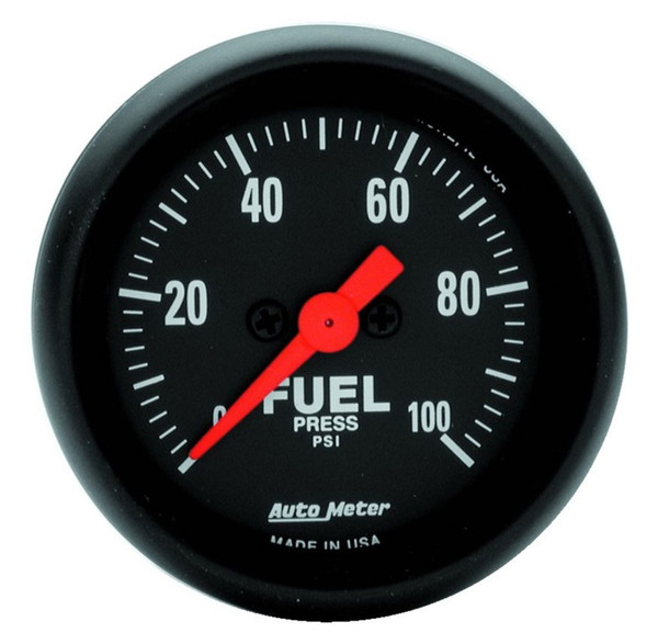 Auto Meter 2663 2-1/16" Z-Series Electric Fuel Pressure Gauge 0-100 PSI