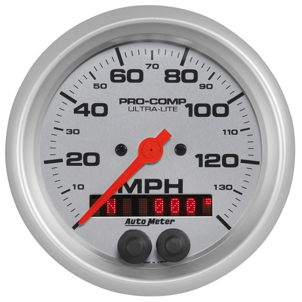 Auto Meter 4480 3-3/8" Ultra-Lite GPS Speedometer; 0-140 MPH
