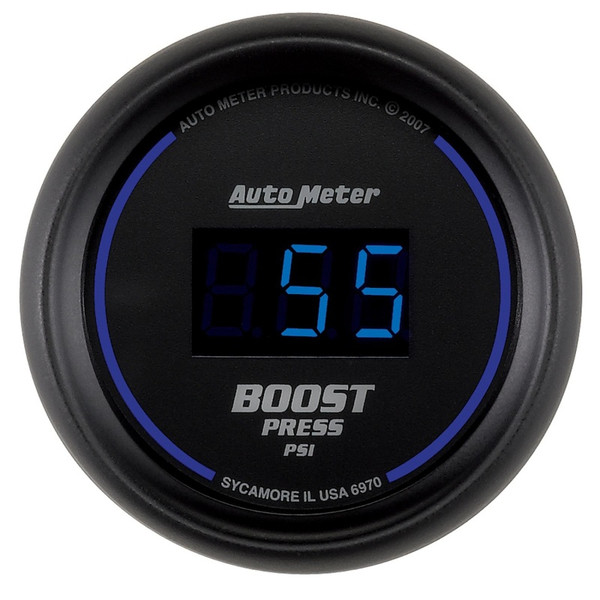 Auto Meter 6970 2-1/16" Cobalt Digital Boost Gauge 5-60 PSI NEW