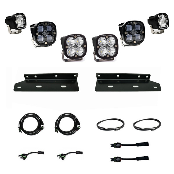 Baja Designs fits  2021+ Ford Raptor Aftermarket Pro Fog Pocket SAE Kit - 448055