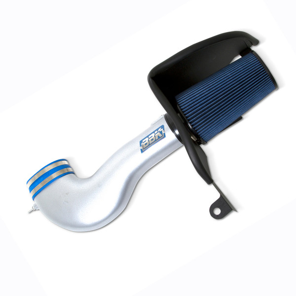 BBK fits 05-09 Mustang 4.6 GT Cold Air Intake Kit - Titanium Silver Powdercoat Finish - 1736