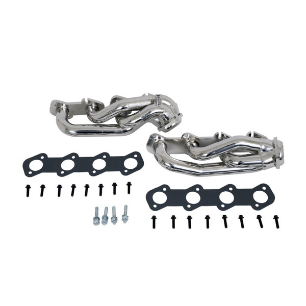 BBK fits 97-03 Ford F Series Truck 4.6 Shorty Tuned Length Exhaust Headers - 1-5/8 Chrome - 3515