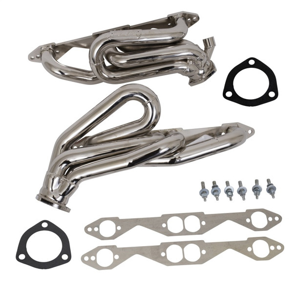 BBK fits 96-98 GM Truck SUV 5.0 5.7 Shorty Tuned Length Exhaust Headers - 1-5/8 Titanium Ceramic - 4007