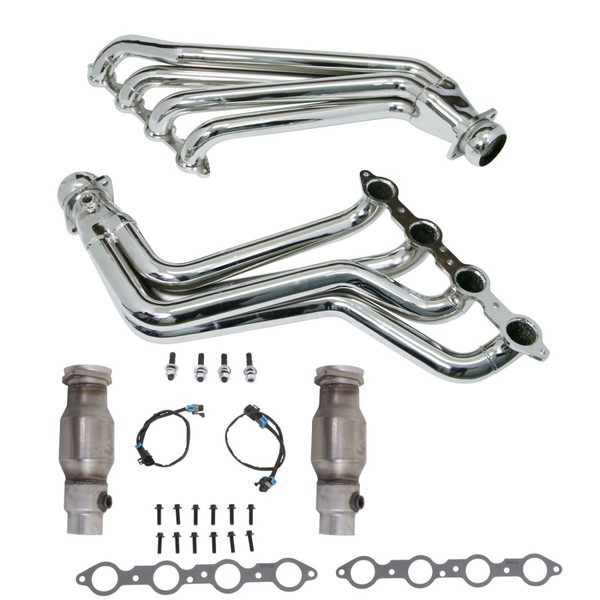 BBK fits 2010-15 Camaro Ls3/L99 1-7/8 Full-LenGTh Headers W/ High Flow Cats (Chrome) - 4054