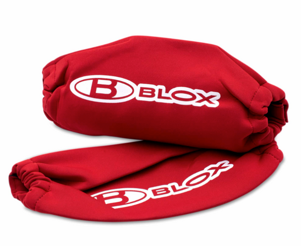 BLOX Racing Neoprene Coilover Covers - Red (Pair) - BXAP-00033-RD