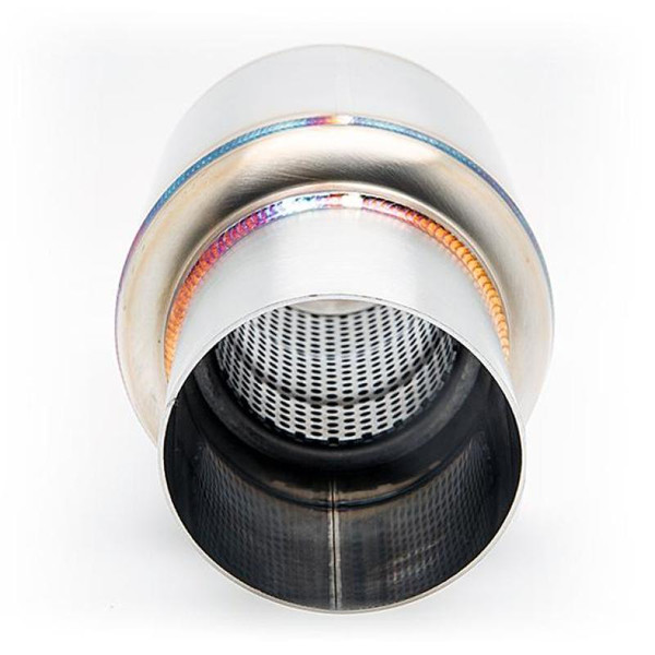 Blox Racing BXEX-00103 2.5" Mini Race Universal Muffler Stainless Steel