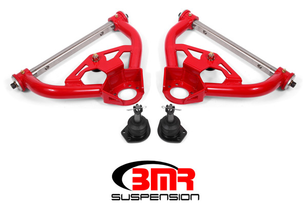 BMR AA012R Control Arms Tubular Front Upper Steel Red Powdercoated For Buick NEW