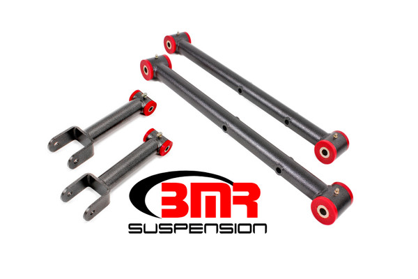 BMR Suspension RSK011H Control Arms Rear Tubular Steel Black Hammertone NEW