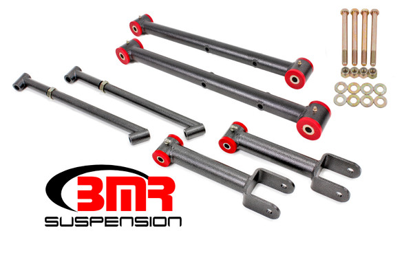 BMR fits  68-72 A-Body Non-Adj. Rear Suspension Kit - Black Hammertone - RSK017H
