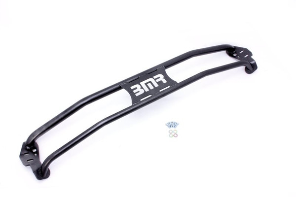 BMR Suspension STB017H Strut Tower Brace Front Upper Black Hammertone