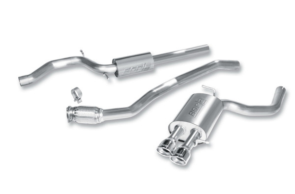 Borla 140315 Exhaust System S-Type CatBack Rear Exit For Audi A4 Quattro 2009-16