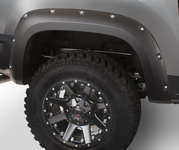 Bushwacker 40102-02 Fender Flares Pocket Style Rear Black For 2019-21 GMC Sierra