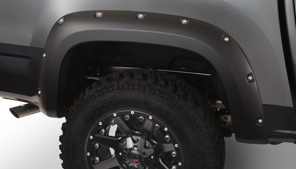 Bushwacker 40138-02 Pocket Style Smooth Finish Fender Flares (Set of 2) NEW