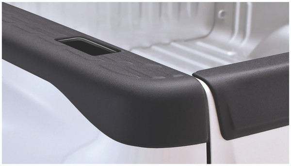 Bushwacker fits  07-13 Chevy Silverado 1500 Fleetside Bed Rail Caps 97.6in Bed - Black - 49521