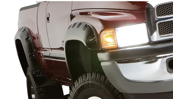 Bushwacker 50924-25 Boss Front Rear Fender Flares For 2019 Dodge Ram 1500