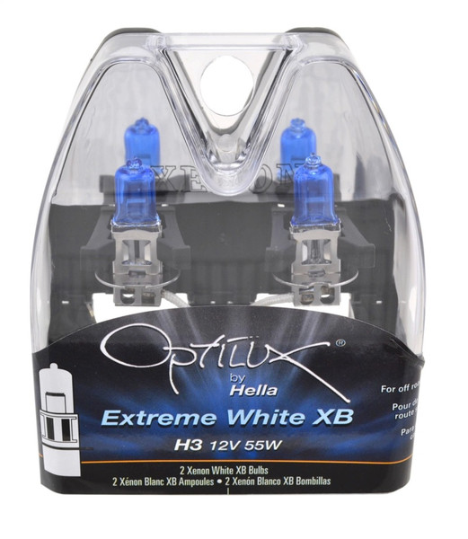 Hella H3 12V 55W Xen White XB Bulb (Pair) - H71071312