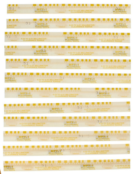 Clevite fits Plastigage Yellow Plastigage - 12 Pack - MPY1