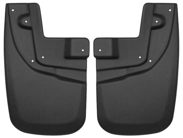 Husky Liners 56931 Front Mud Flaps Black For 2005-2015 Toyota Tacoma