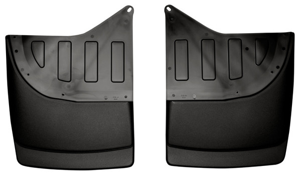 Husky Liners 57351 Dually Rear Mud Flaps Black For 01-07 Silverado & Sierra 3500