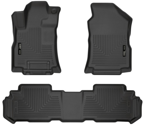 Husky Liners 95871 WeatherBeater Front and 2nd Seat Floor Liners; For Ascent