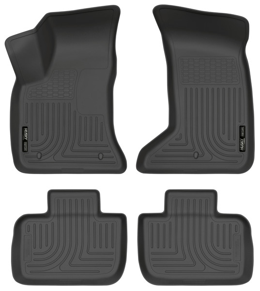 Husky Liners 98081 WeatherBeater Front and 2nd Seat Floor Liners For Charger