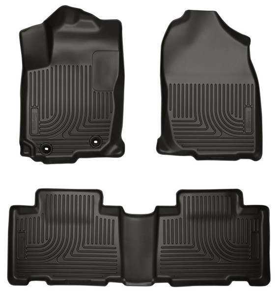 Husky Liners 98971 WeatherBeater Front and 2nd Seat Floor Liners; For RAV4