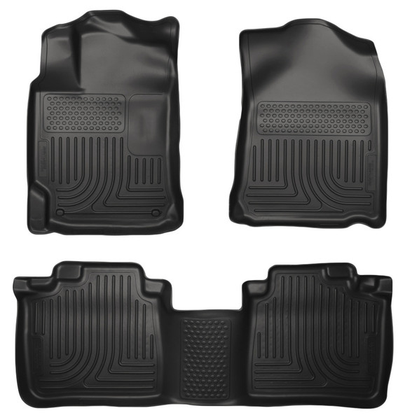 Husky Liners 99551 WeatherBeater Front and 2nd Seat Floor Liners; For Lexus