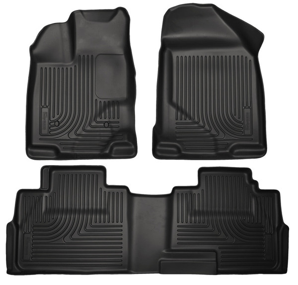Husky Liners 99761 WeatherBeater Front and 2nd Seat Floor Liners; For Edge