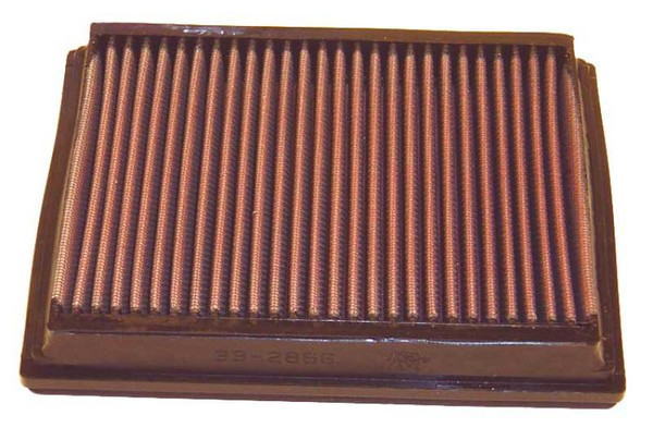 K&N Replacement Air Filter AUDI RS6, 4.2L-V8 (TWIN TURBO); 2002-2003 (2 FILTERS REQUIRED) - 33-2866