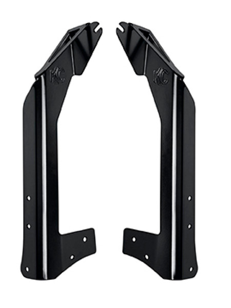 KC Hilites 7323 Light Mount Brackets Windshield Frame For Jeep Wrangler JK 07-18