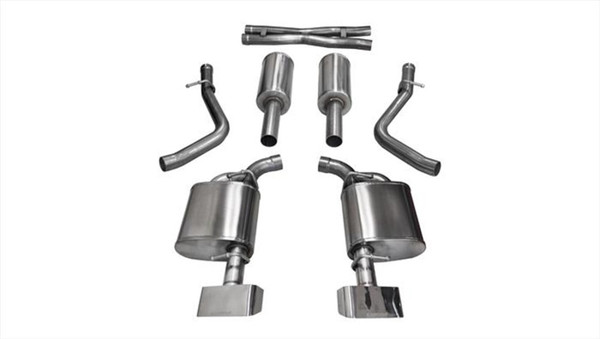 Corsa 14975 2.5in. Cat-Back Dual Rear Exit with GTX2 Polished Tips