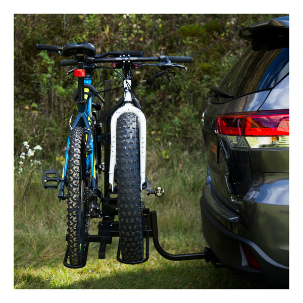 Curt Tray-Style Hitch-Mounted Bike Rack (2 Bikes 1-1/4in or 2in Shank) - 18085