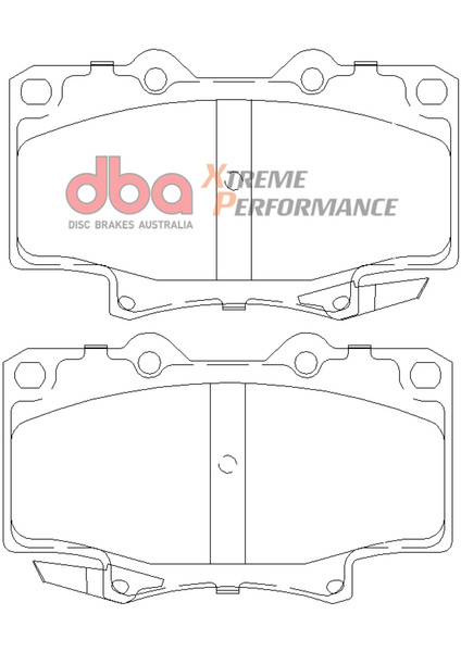 DBA 91-96 Toyota Land Cruiser XP650 Front Brake Pads - DB1199XP