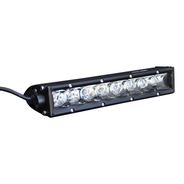 DV8 Offroad BS10E50W5W 10" Single Row LED Light Bar with Chrome Face