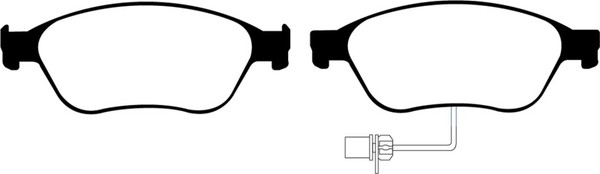 EBC DP31535C Disc Brake Pad Set For Audi A8 Quattro 2003-2010 NEW