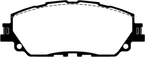 EBC DP32378C Disc Brake Pad Set Front EBC Redstuff Ceramic Low Dust NEW