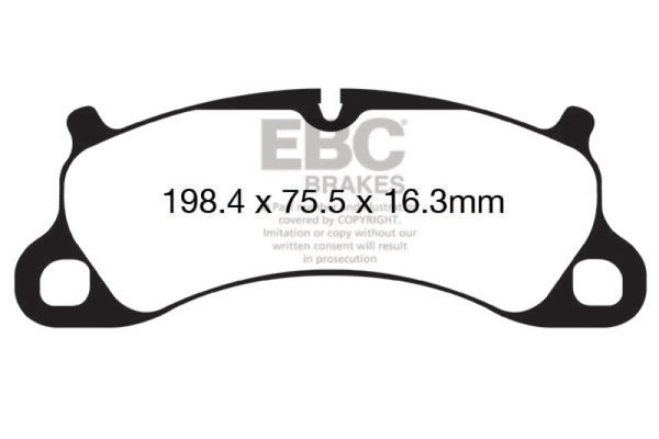 EBC DP42144R Disc Brake Pad Set For Porsche 911 2012-2015 NEW