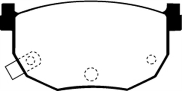 EBC fits 99-01 Hyundai Elantra 2.0 Yellowstuff Rear Brake Pads - DP4528R
