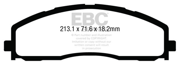 EBC ED93015 Disc Brake Pad Set For Ford F250 Super Duty 2013-2018 NEW