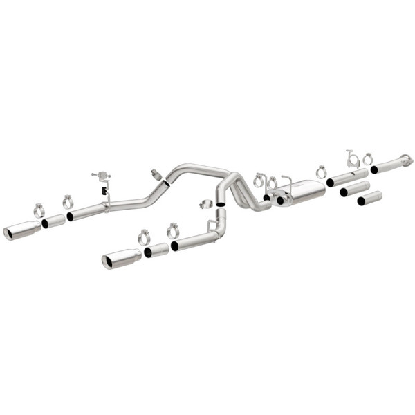 Magnaflow 19027 Street Series Cat-Back System For 15-19 Sierra 2500 HD 6.0