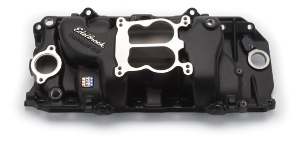 Edelbrock Intake Manifold Perf BBC 2-0 Black - 21613