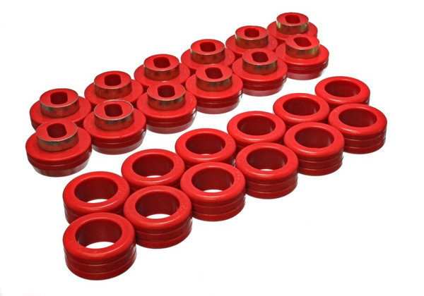 Energy Suspension 3.4132R Body Cab Mount Set Red For S10 Blazer S15 Jimmy 83-04
