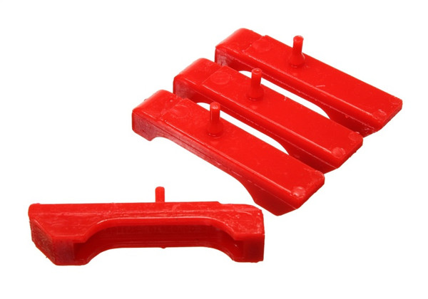 Energy Suspension fits  GM SBC Red Radiator Isolator Pad Set - 3 Row - 3.6117R