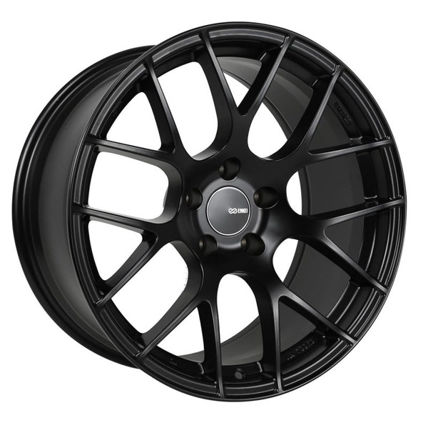 Enkei 467-985-6535BK Raijin 19"x8.5" Wheel Rim; 5x114.3" Bolt Pattern; Black