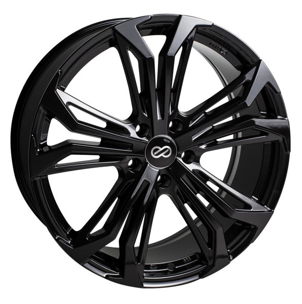 Enkei 510-775-6540BK Vortex 5 17"x7.5" Wheel Rim - Gloss Black