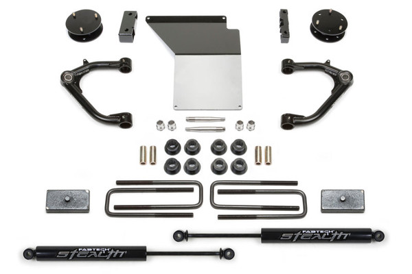 Fabtech K1062M Uniball Control Arm Lift System, w/Stealth Monotube Shocks