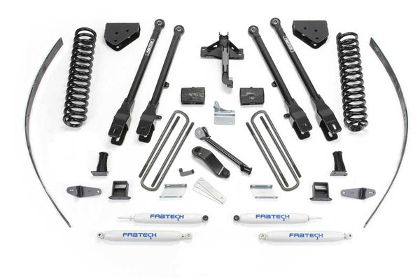 Fabtech fits  08-16 Ford F250 4WD w/o Factory Overload 8in 4Link Sys w/Coils & Perf Shks - K2125